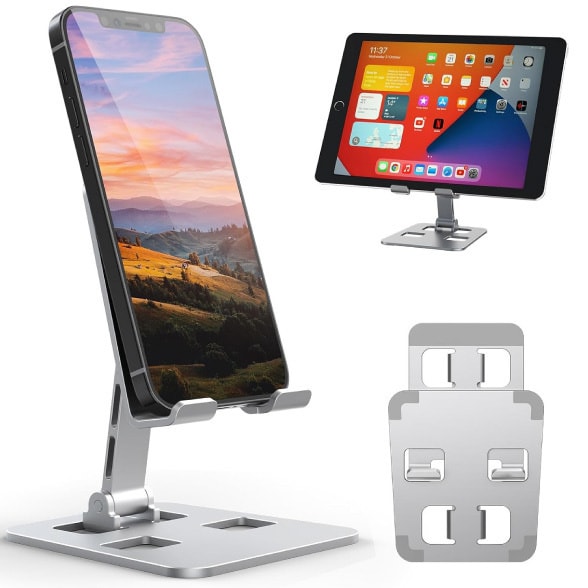 オンラインレッスン用スマホ&タブレット兼用スタンド